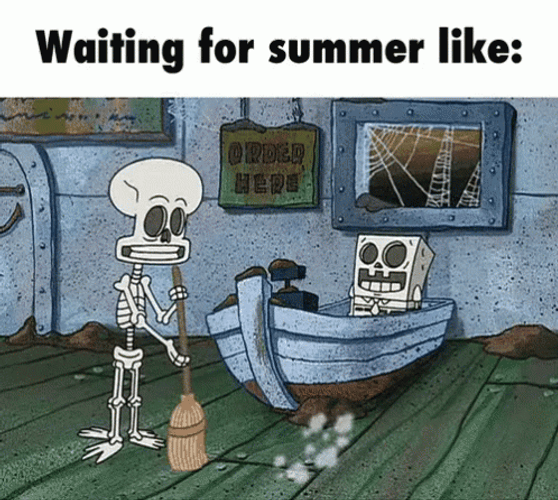 Waiting For Summer Skeleton