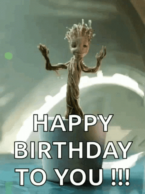 Groot Happy Birthday To You