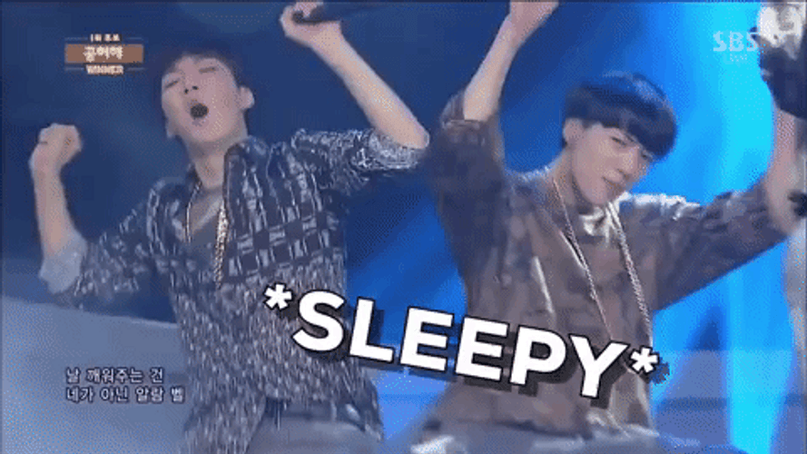 K-pop Sleepy Yawn