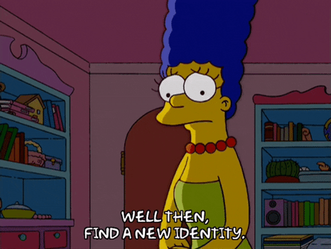 New Identity Marge Simpson