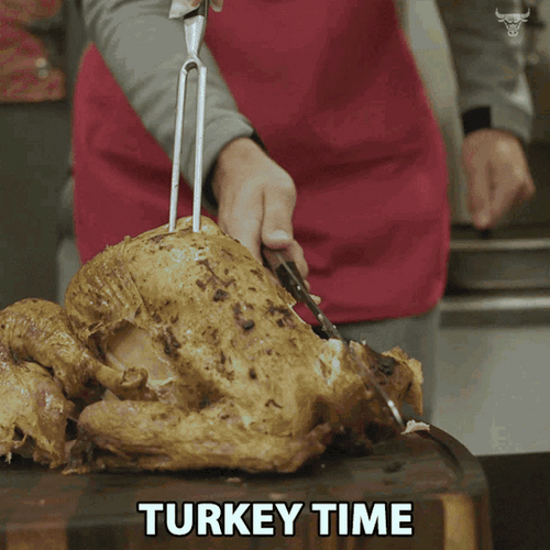 Guy Saying Turkey Time