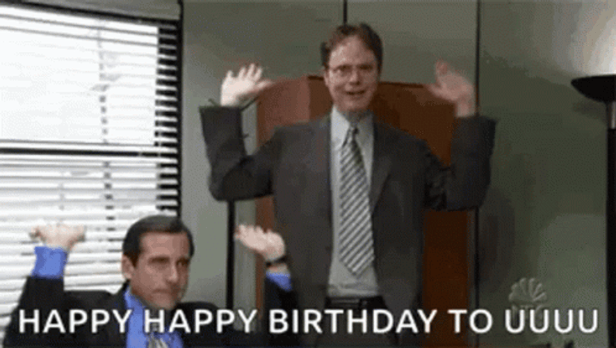 Michael Scott And Dwight Happy Birthday