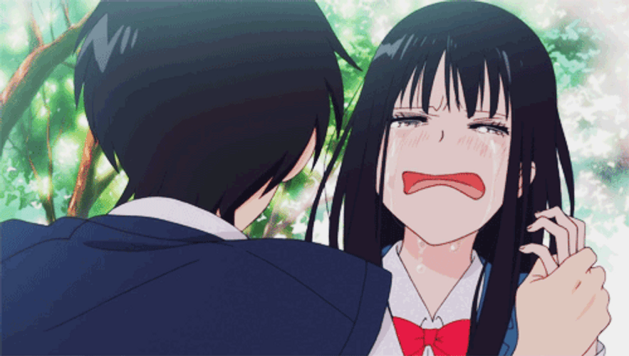 Anime Couple Crying Kimi Ni Todoke