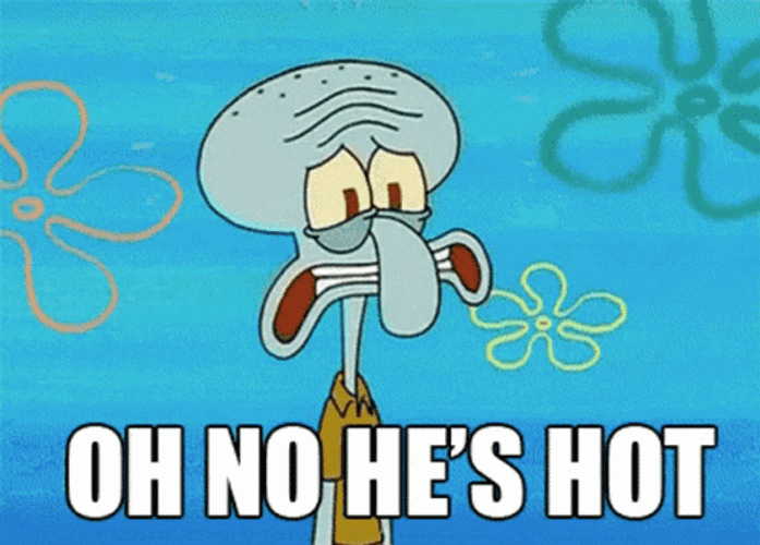 Squidward Oh No He&s Hot