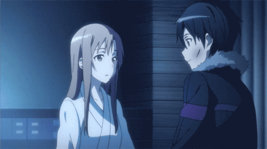 Anime Love Kissing Couple