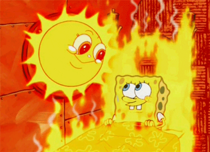 Hot Sun Spongebob