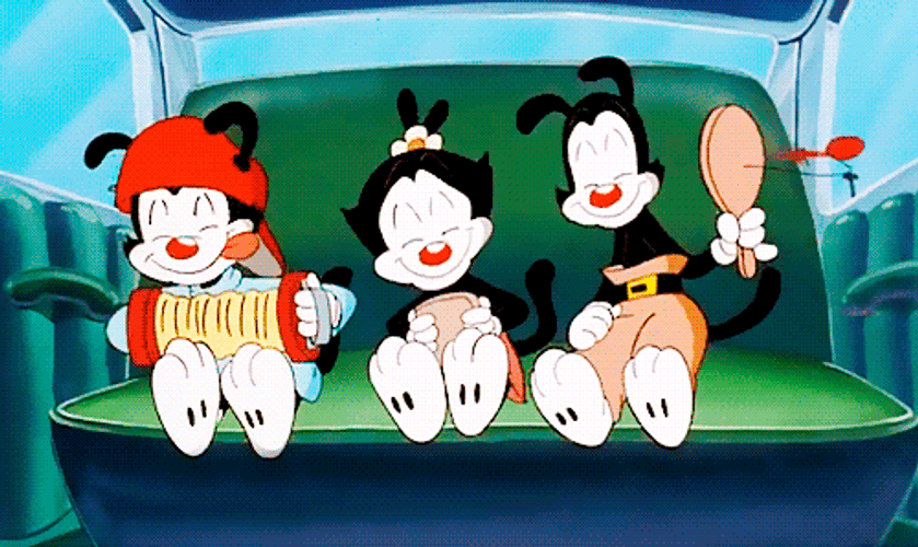 Animaniacs Characters In The Backseat