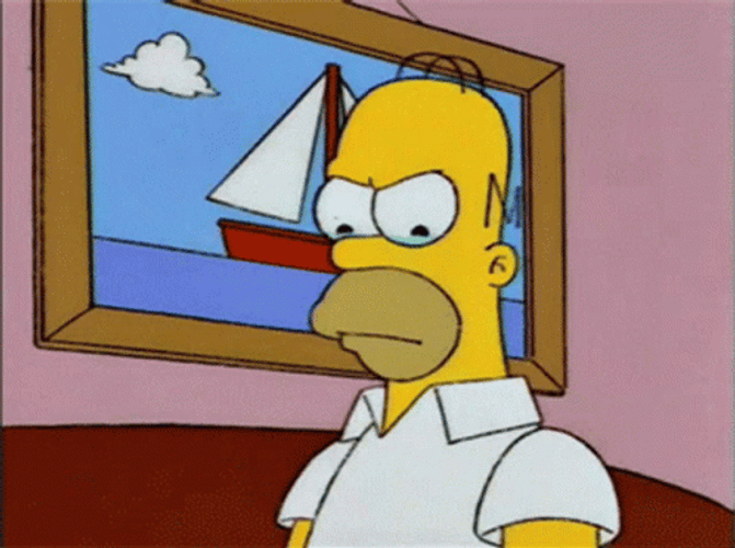 Homer Simpson Sad Crying