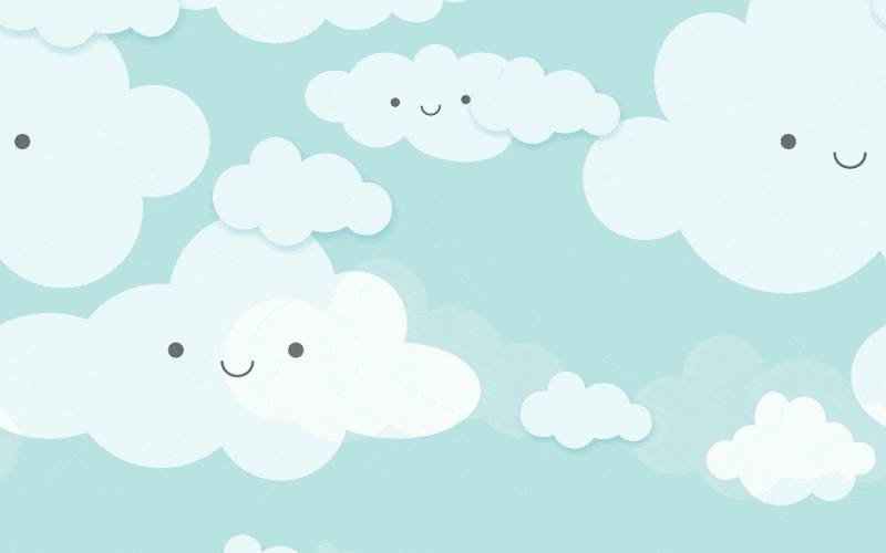 Cute Clouds Animated