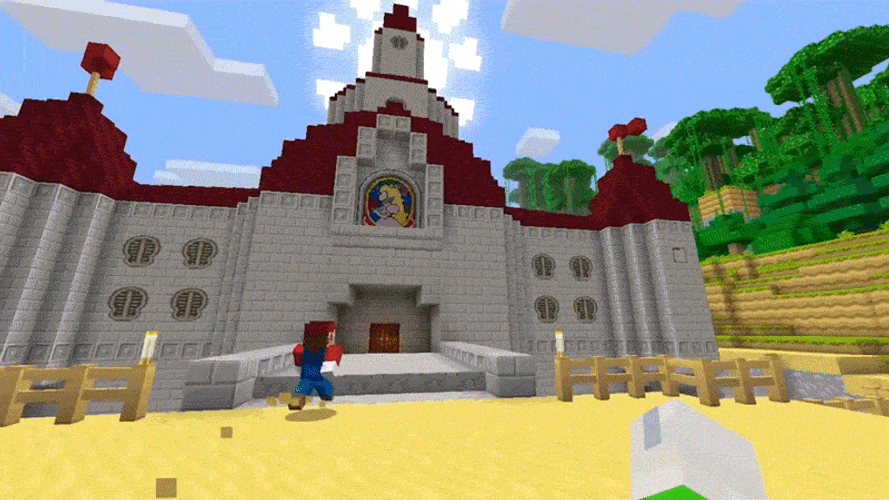 Minecraft Mario&s Castle