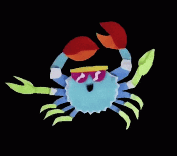 Crab Happy Dance Art