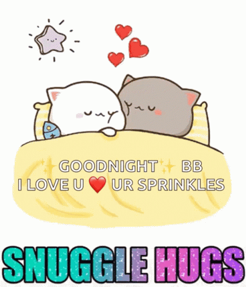 Love Good Night Snuggle Hugs