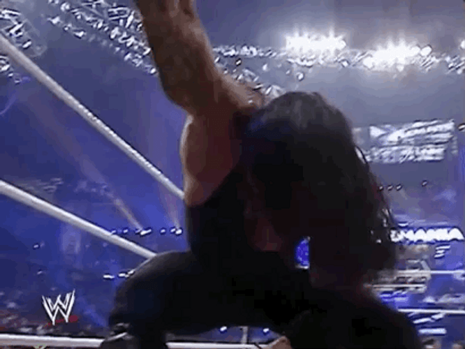 The Undertaker Flipping Hair