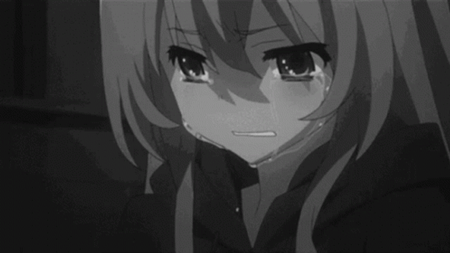 Anime Girl Crying In Pain