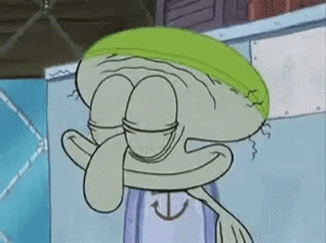 Squidward Tired And Wasted