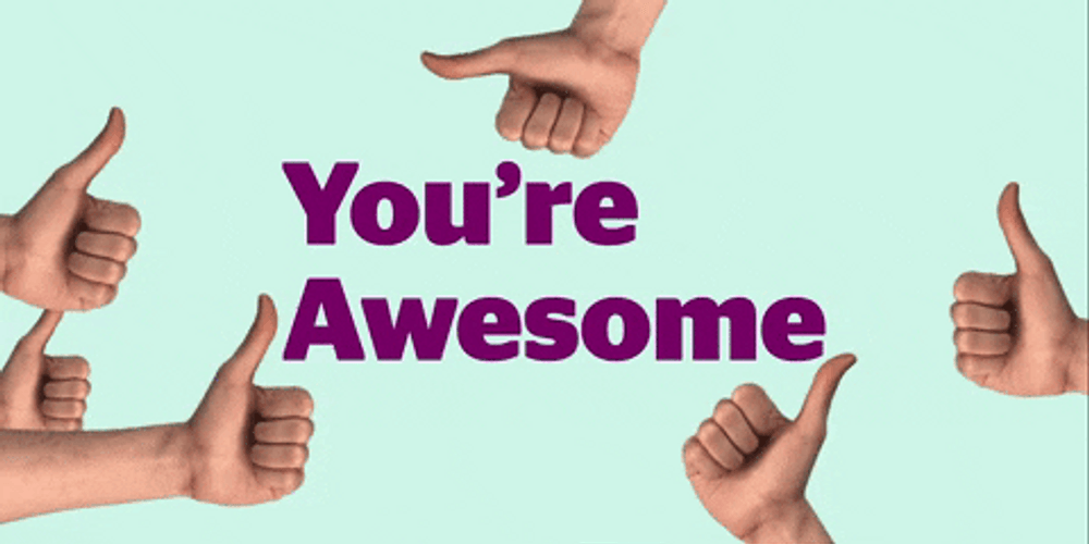 You&re Awesome Thumbs Up