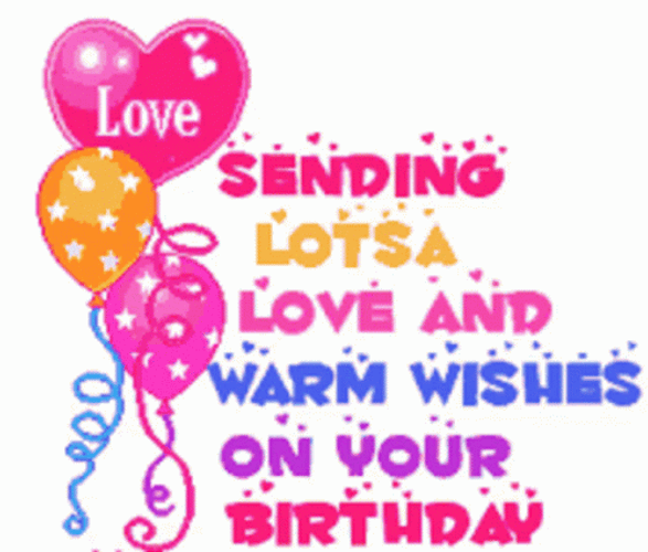 Birthday Wishes Sending Love