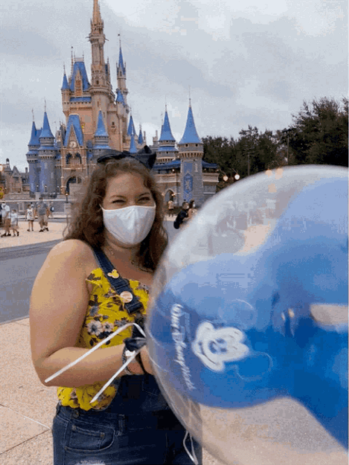Disney World Tourist With Balloon