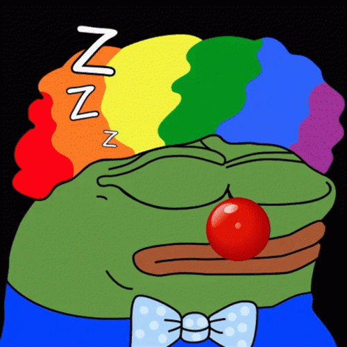 Pepe Clown Sleeping