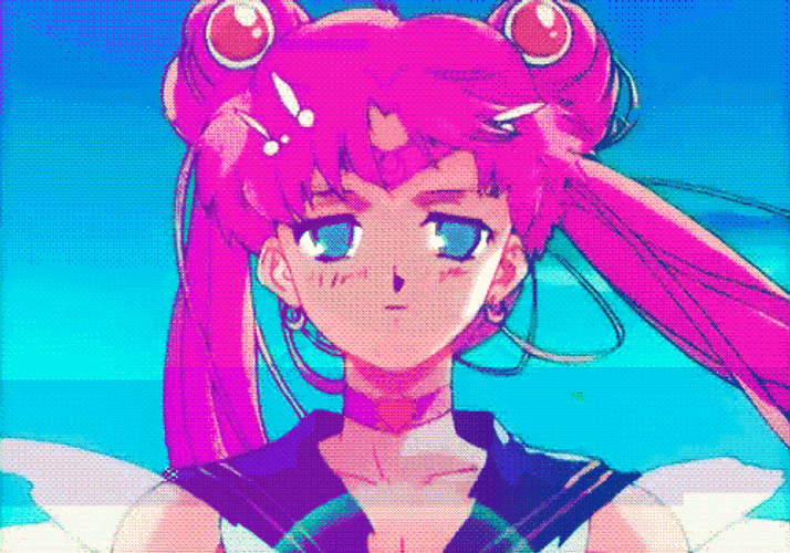 Glitching Anime Sailor Moon
