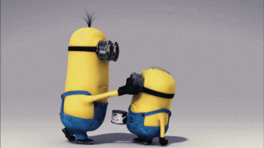 Minions Kevin Pulling Jerry Goggles