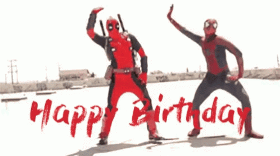 Happy Birthday Deadpool Spiderman