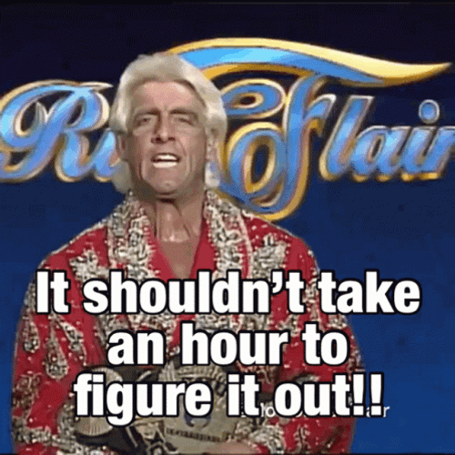 Rick Flair Figure It Out Now