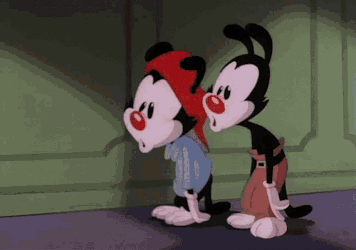 Animaniacs Sticking Out Its Tongues