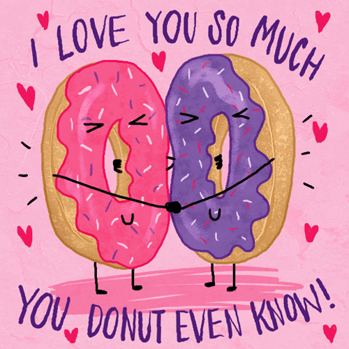 I Love You Donut