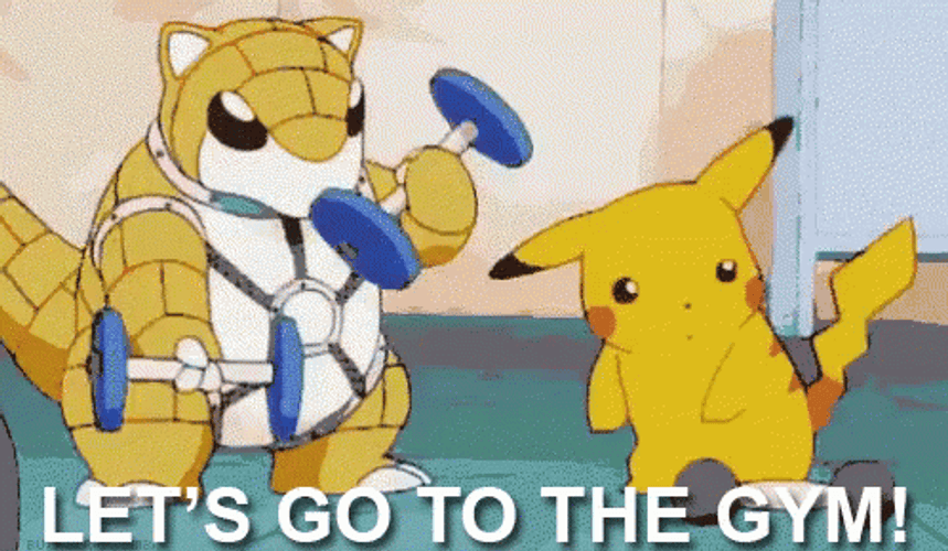 Pikachu Let&s Go To The Gym