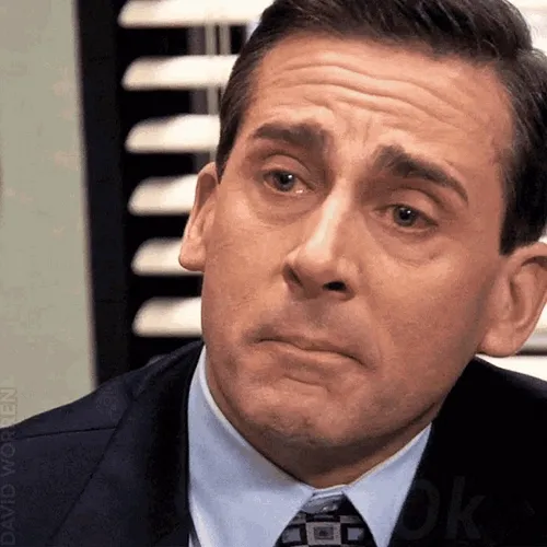The Office Michael Crying Ok