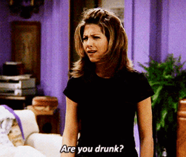 Are You Drunk Rachel Green