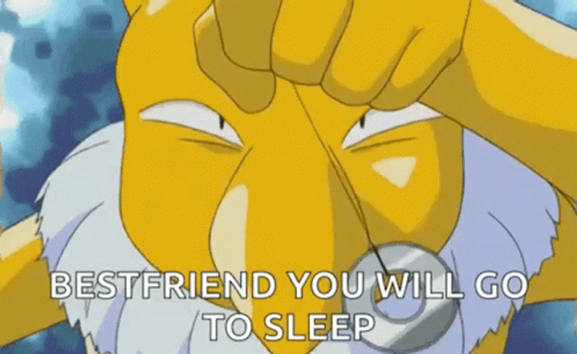 Pokemon Drowzee Hypnotizing To Sleep