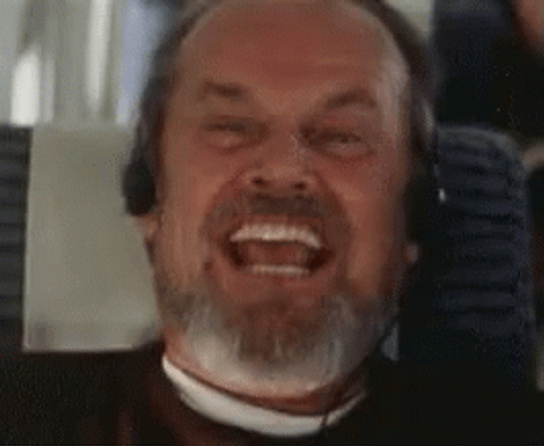 Jack Nicholson Laughing Hysterically