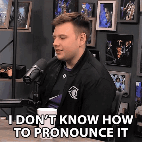 I Don&t Know How To Pronounce