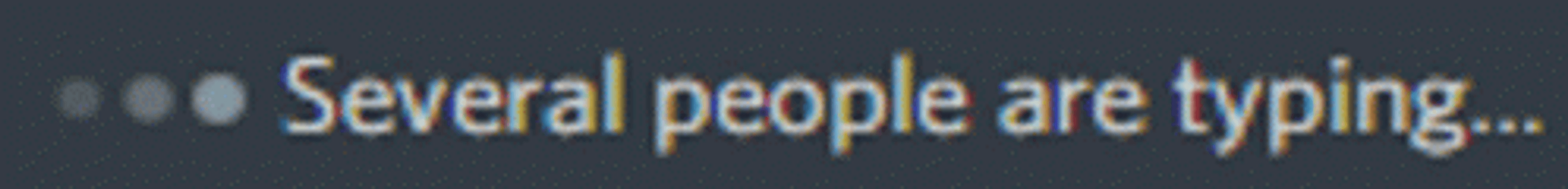 Discord People Typing