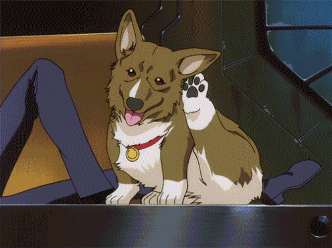 Japanese Anime Corgi Dog