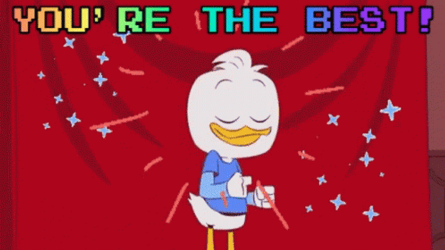 You&re The Best Dewey Duck