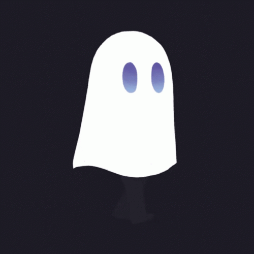 Cartoon Ghost Walking