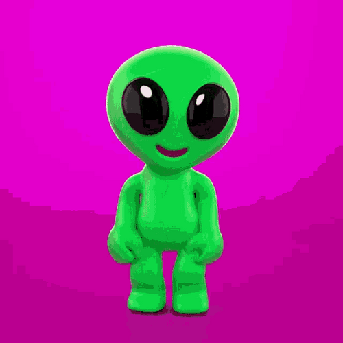 Alien Dance Pink Green