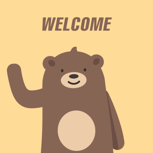 Waving Bear Welcome