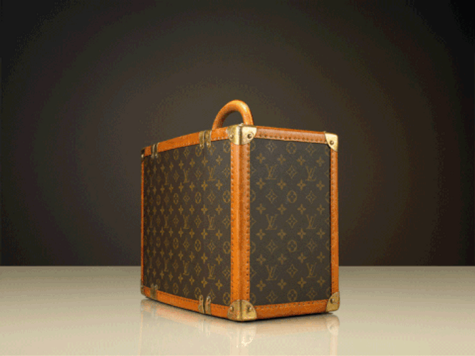 Louis Vuitton Luggage Bag Animation