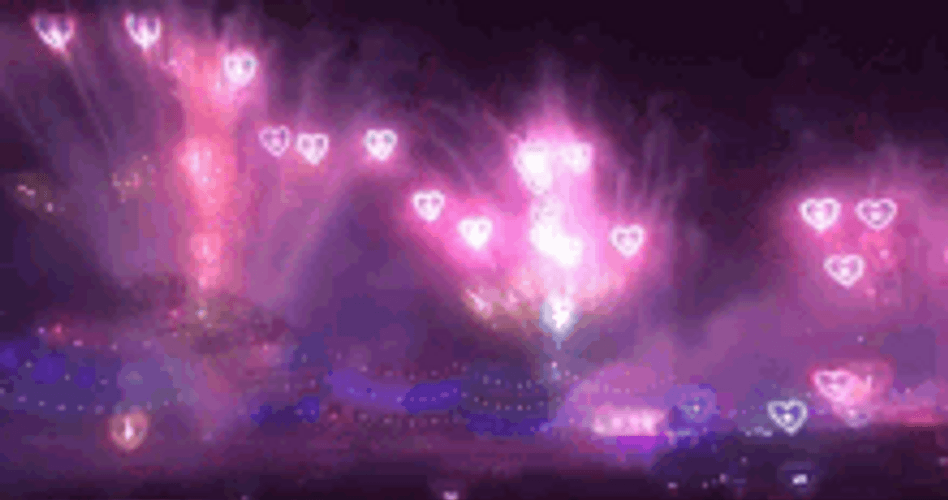 Purple Hearts Fireworks