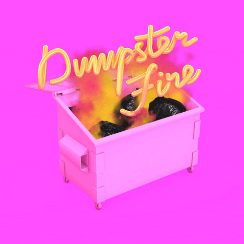 Girly Pink Dumpster Fire