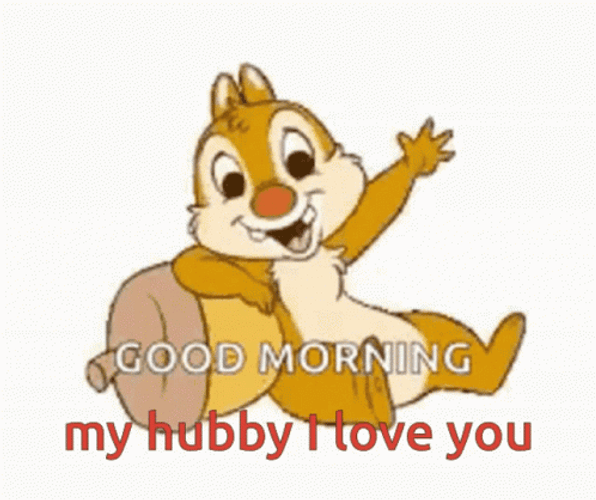 Chipmunk Good Morning I Love You