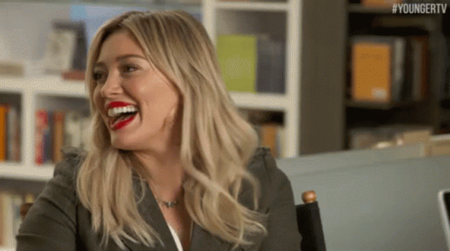 Hilary Duff Laughing Hysterically