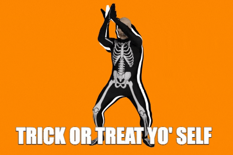 Trick Or Treat Yo Self Skeleton
