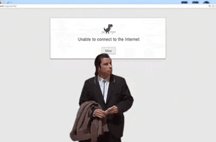 John Travolta Unable To Connect