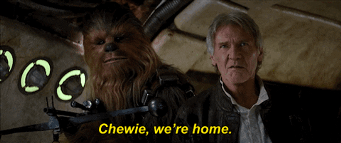 Star Wars Chewie We&re Home