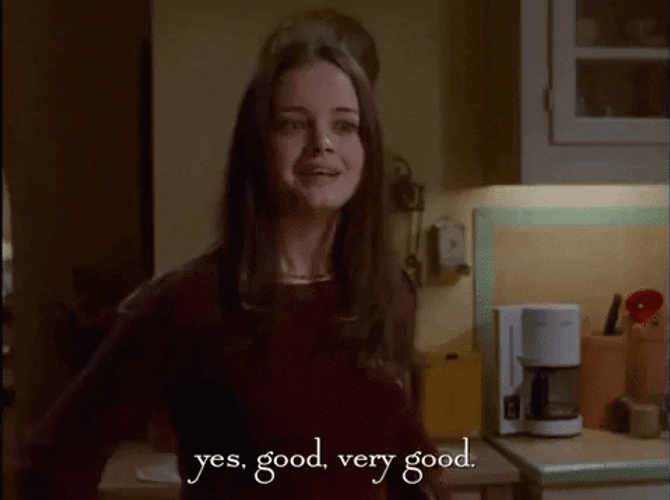 Yes Good Rory Gilmore